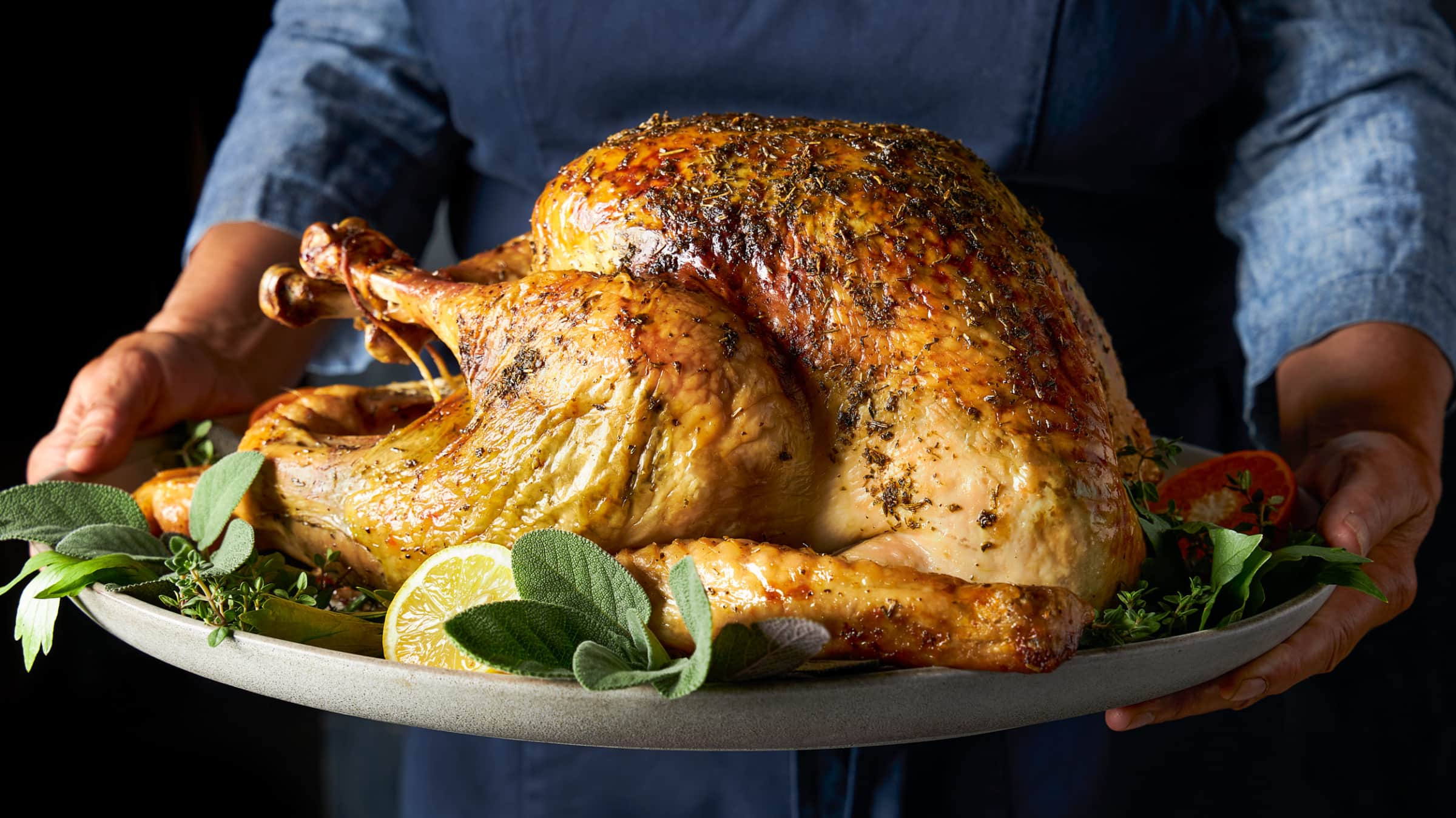 Herbed Roast Turkey with Gravy America's Test Kitchen